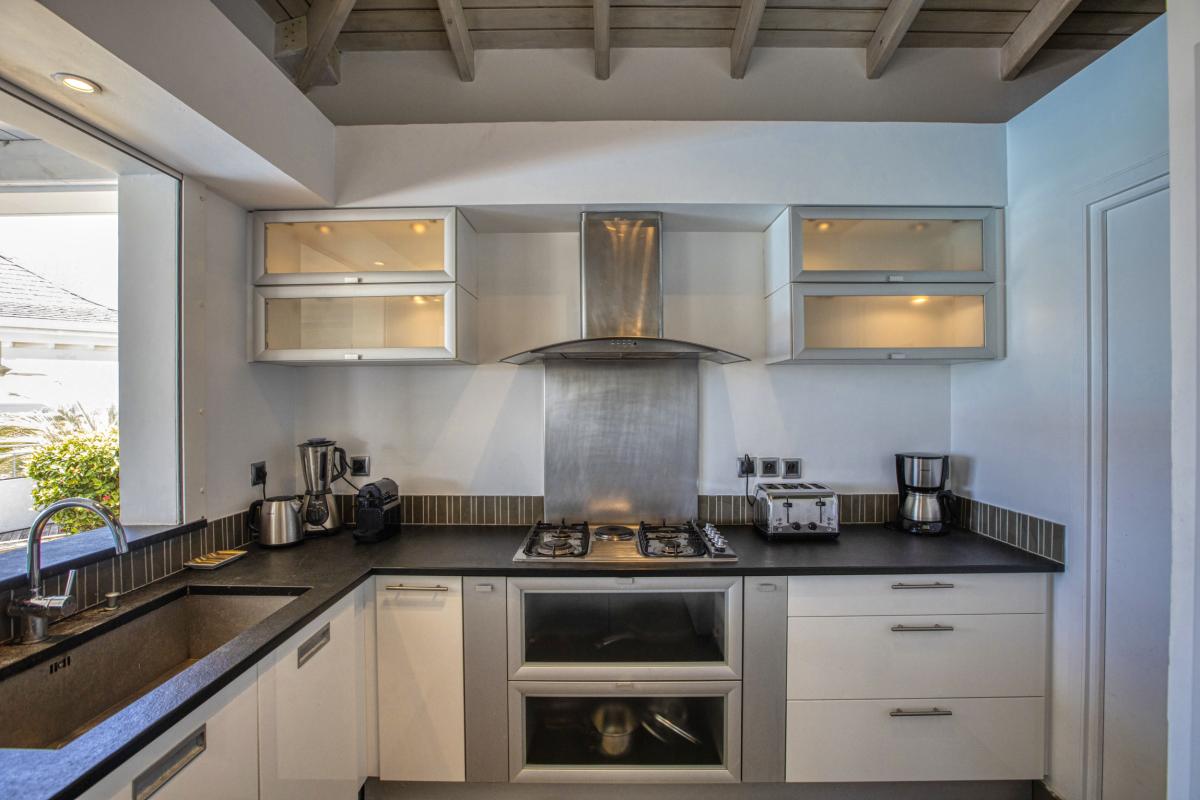 22.Location villa No Limit vue mer Saint Martin les Terres Basses - Cuisine